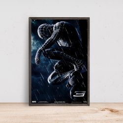 Marvel Spider-Man 3 Toby McQuire Movie Poster, Room Decor, Home Decor, Art Poster for Gift-1