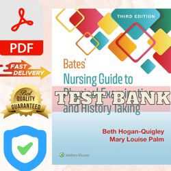TEST BANK Bates Nursing Guide To Physical Examination And History Taking 3rd Edition Test Bank