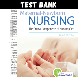 Latest 2023 Davis Advantage for Maternal-Newborn Nursing The Critical Components of Nursing Car Test bank All Chapters