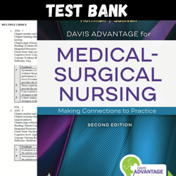 Latest 2023 Davis Advantage for Medical-Surgical Nursing 2nd Edition by Janice Test bank All Chapters