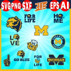 Michigan Wolverines logo, Michigan Wolverines svg, Michigan Wolverines eps, Michigan Wolverines clipart, Wolverines svg