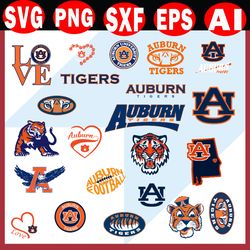 Auburn tiger svg Big SVG Bundle, Auburn tigers, Auburn tigers svg, Auburn tigers png, Auburn tigers Logo
