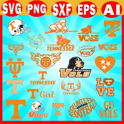 Tennessee Vols, Tennessee Vols svg, Tennessee Vols clipart, Tennessee Vols Logo, football svg, NCAA Sports svg, png
