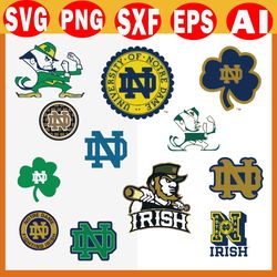 Digital Download, Notre Dame Fighting Irish logo, Notre Dame Fighting Irish svg, Notre Dame Fighting Irish png