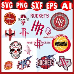 Houston Rockets Logo, Houston Rockets New Logo, Logo Houston Rockets, Rockets Symbol, Houston Rockets Logo PNG