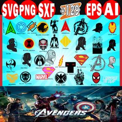 129 Avengers SVG, Avengers Logo, Avengers Symbol, Avengers PNG, Avengers Clipart,Avengers Emblem,Marvel SVG, Marvel Logo