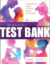 Maternity and Women's Health Care 12th Edition Lowdermilk Test Bank pdf
