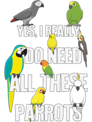 Need All These Parrots