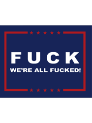 fuck trump election logo