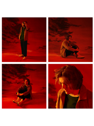 lewis capaldi red clouds photo collage