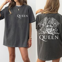 Comfort Colors Freddie Mercury Queen Band Shirt, Festival Clothing Rock Band Pocket Size T-Shirt