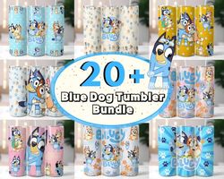 bluey dog tumbler wrap bundle, 20oz skinny tumbler wrap,20 oz tumbler sublimation wraps , bluey tumblers, instant downlo