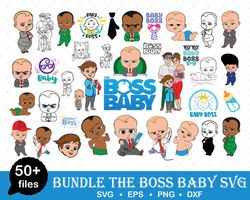 boss baby boy clipart svg bundle, baby boy digital papers, african baby girl, birthday wrapping papers