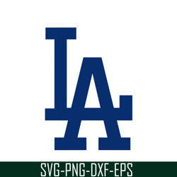 Blue Los Angeles Dodgers LA SVG, Major League Baseball SVG, MLB Lovers SVG MLB011223108