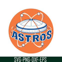 Houston Astros Unique Logo SVG, Major League Baseball SVG, MLB Lovers SVG MLB01122376