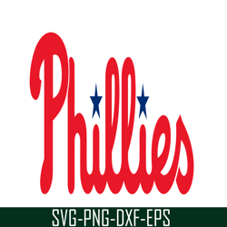 Philadelphia Phillies The Red Text SVG, Major League Baseball SVG, Baseball SVG MLB204122353