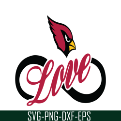 Arizona Cardinals Love PNG DXF EPS, Football Team PNG, NFL Lovers PNG NFL2291123148