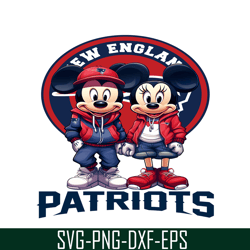 Mickey Patriots PNG, Football Team PNG, NFL PNG