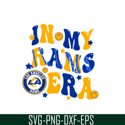 Glitter In My Rams Era PNG, Rams Team PNG, NFL PNG