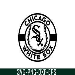 Chicago White Sox The White Logo SVG PNG DXF EPS AI, Major League Baseball SVG, MLB Lovers SVG MLB01122315