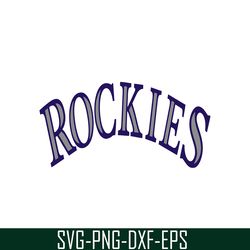 Rockies Team SVG PNG DXF EPS AI, Major League Baseball SVG, MLB Lovers SVG MLB01122347