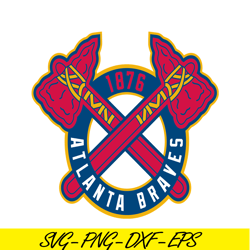 Atlanta Braves 1876 Logo SVG PNG DXF EPS AI, Major League Baseball SVG, MLB Lovers SVG MLB30112318