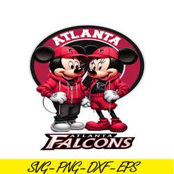 Mickey Atlanta Falcons PNG, Football Team PNG, NFL PNG