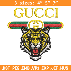 Tiger gucci Embroidery Design, Gucci Embroidery, Brand Embroidery, Logo shirt, Embroidery File, Digital download