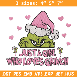 Who love grinch embroidery design, Grinch embroidery, Chrismas design, Embroidery shirt,Embroidery file,Digital download