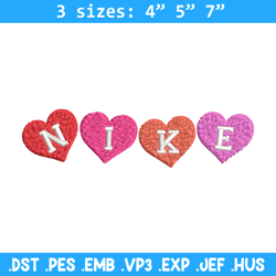 Heart x nike  logo Embroidery Design, Nike Embroidery, Brand Embroidery, Embroidery File, Logo shirt, Digital download