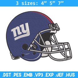 Helmet New York Giants embroidery design, Giants embroidery, NFL embroidery, logo sport embroidery, embroidery design.