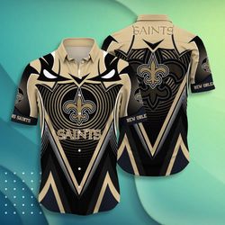 Shop Stylish New Orleans Saints Hawaiian Shirts - Get Game Day Ready!