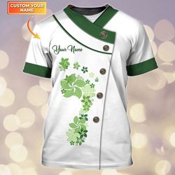 Custom 3D T Shirt for Women Green Tad Podologists Shirt Personalized Design