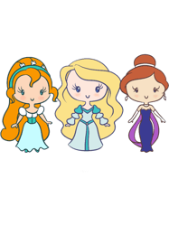 Thumbelina, Odette, and AnastasiaLil CutiEs