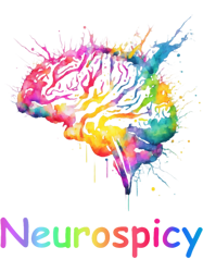 Neurospicy , colorful brain
