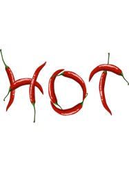 Hot red peppers Active
