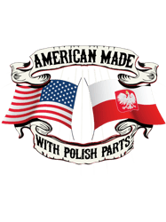 American Made With Polish Parts Polish Flag