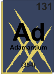 Adamantium Periodic TableX23