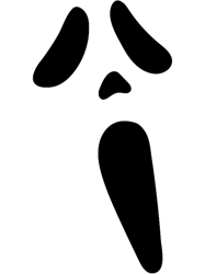 Minimal Scream Horror Movie Ghostface Art