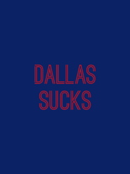 Dallas SucksBlueRed (New York) Graphic
