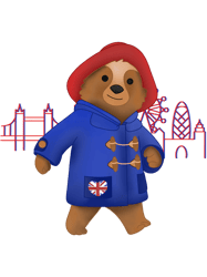 london bear in red hat