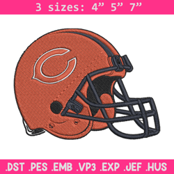 Helmet Chicago Bears embroidery design, Chicago Bears embroidery, NFL embroidery, sport embroidery, embroidery design.