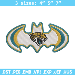 Batman Symbol Jacksonville Jaguars embroidery design, Jacksonville Jaguars embroidery, NFL embroidery, sport embroidery.