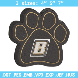 Bryant Bulldogs logo embroidery design, Sport embroidery, logo sport embroidery, Embroidery design, NCAA embroidery
