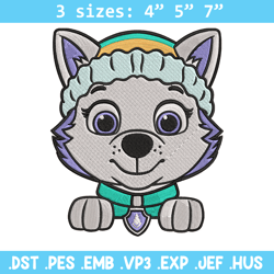 Everest Dog Embroidery Design, Paw Patrol Embroidery, Embroidery File,Anime Embroidery, Anime shirt,Digital download.