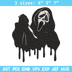 Ghostface knife Embroidery design, Horror Embroidery, Embroidery File, logo design, logo shirt, Digital download.