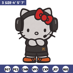 Hello kitty Embroidery Design, Hello kitty Embroidery, Embroidery File, Anime Embroidery, Anime shirt,Digital download