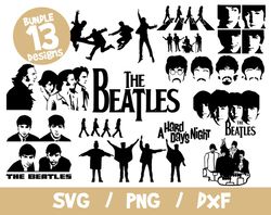 The Beatles svg bundle cricut silhouette vinyl cut file clipart png