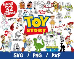 Toy story svg bundle disney cricut silhouette clipart vinyl cut file png