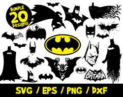 Batman bundle svg cricut superman vector vinyl clipart logo silhouette mask